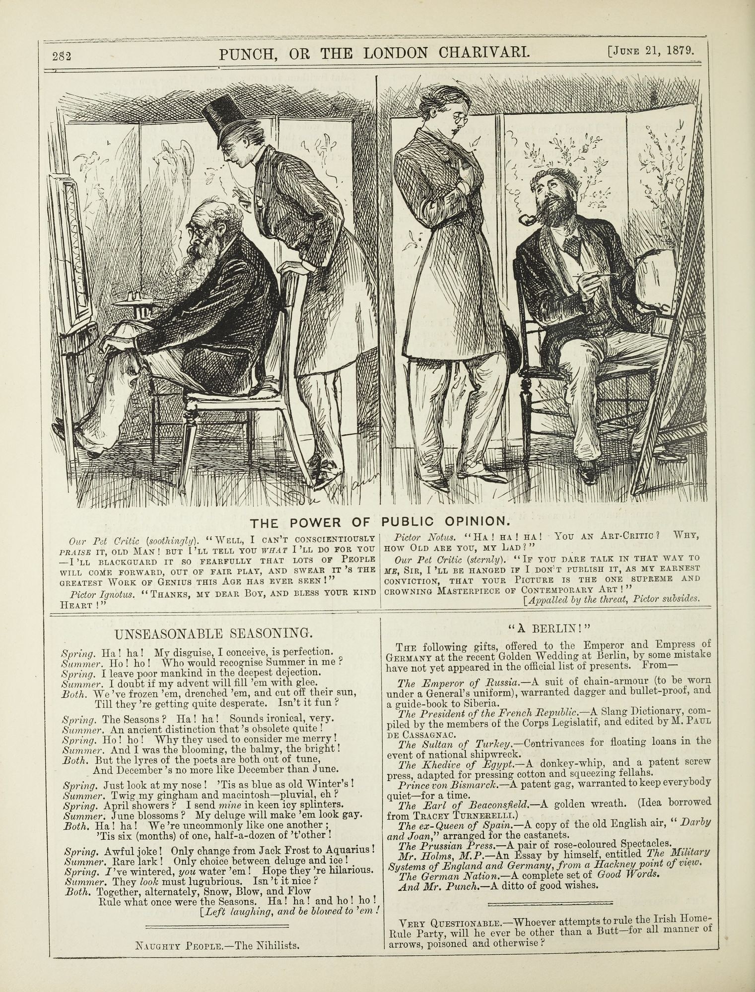 Ein altes Buchcover mit einem Mann in einem Anzug, der in einem Stuhl sitzt und nachdenklich dreinschaut, und einer Frau, die neben ihm steht und ebenfalls nachdenklich wirkt, mit der Aufschrift "Die Macht der öffentlichen Meinung" auf dem Umschlag.