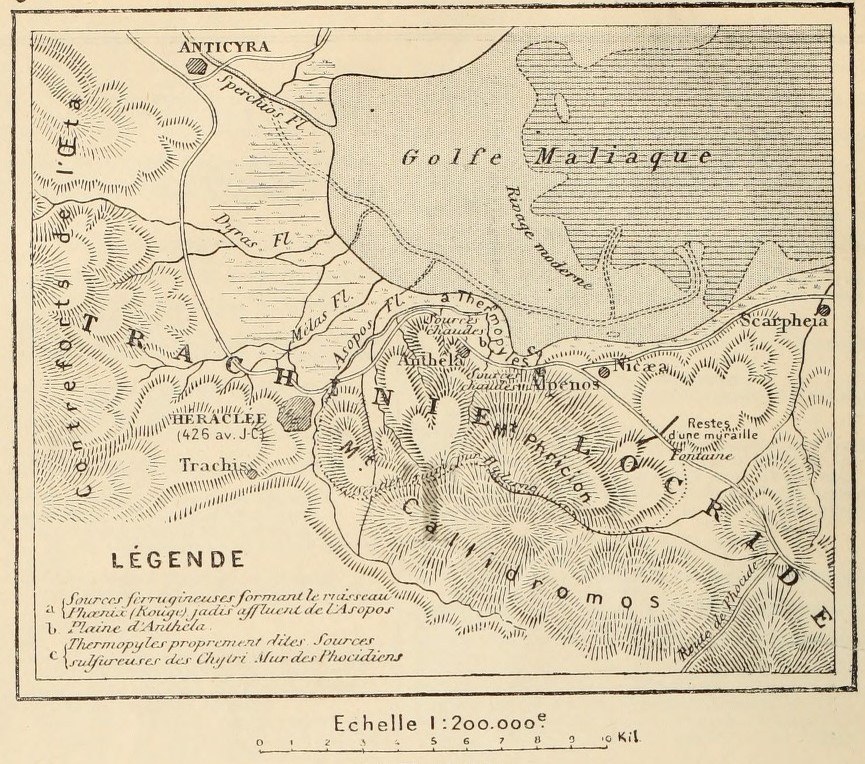 Detailierte Karte von Echelle, Frankreich, mit handschriftlichen Notizen zur Bevölkerung, Straßen und Sehenswürdigkeiten.