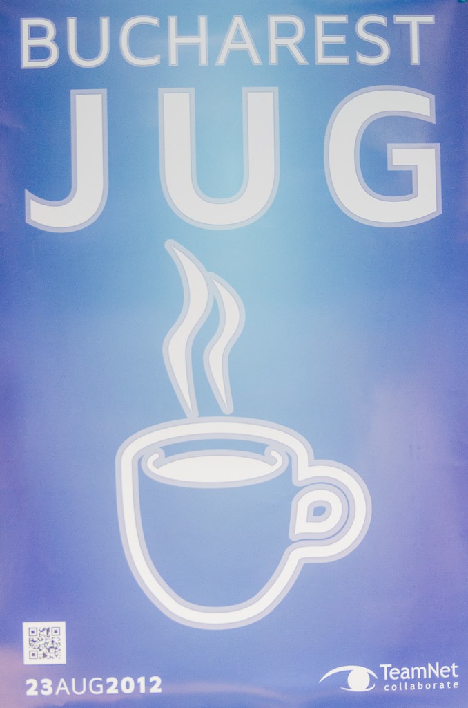 Ein Flyer mit einem Unternehmenslogo und einem Bild einer Tasse.