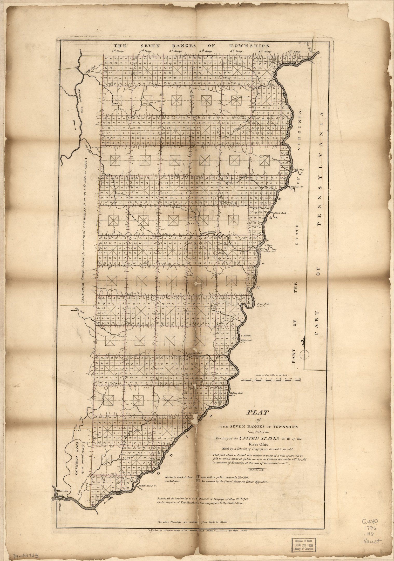 Detailiertes altes Illinois-Karte auf Papier mit handgeschriebenem Text, der Counties, Städte und geografische Merkmale auflistet.