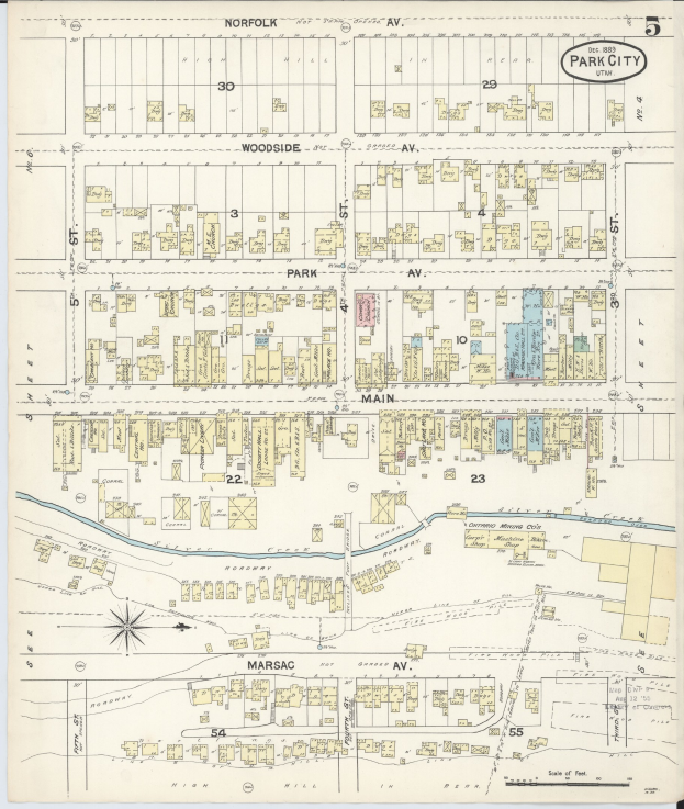 Schwarze und weiße Karte von Minneapolis, Minnesota, aus dem Jahr 1883, die Straßen, Gebäude und Sehenswürdigkeiten mit beschriftetem Text zeigt.