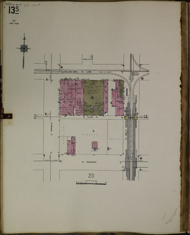 Offenes Buch mit detaillierter Stadtkarte-Illustration und umgebenem Text auf seinen Seiten.