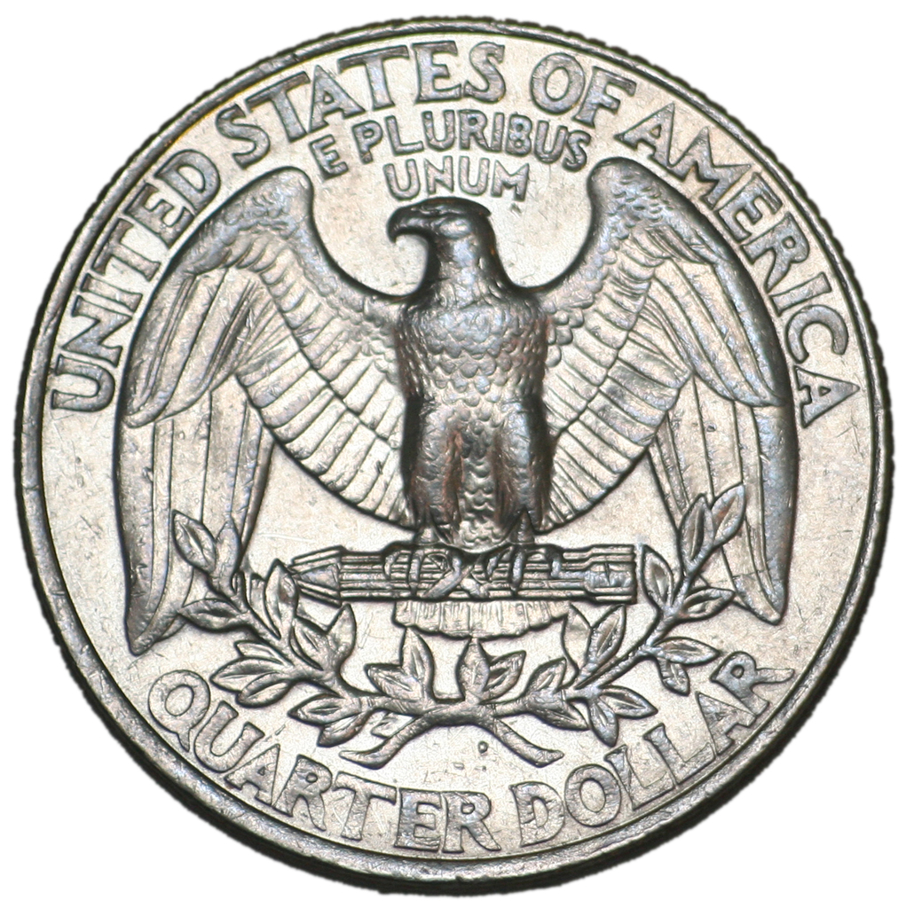 Eine Münze mit einer Inschrift.