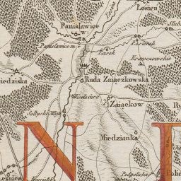 Alte Karte von Nizhny Novgorod mit detaillierten Straßen, Gebäuden und Sehenswürdigkeiten, die durch Text und Zahlen markiert sind.