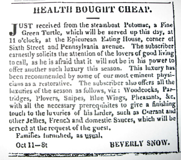 Schwarze und weiße Zeitungsanzeige für ein gesundheitsbezogenes Produkt, das zu einem niedrigen Preis verkauft wird.